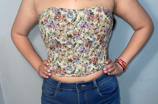 Floral Corset Top